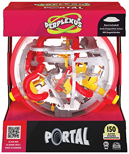 Jogo de Tabuleiro JUMBO Perplexus Portal (Idade Mínima Recomendada: 8 anos) Spin Master - Quebra-cabeças - jogo de tabuleiro, perplexus portal, 8 anos, bola, estrutura 3d, portais mágicos