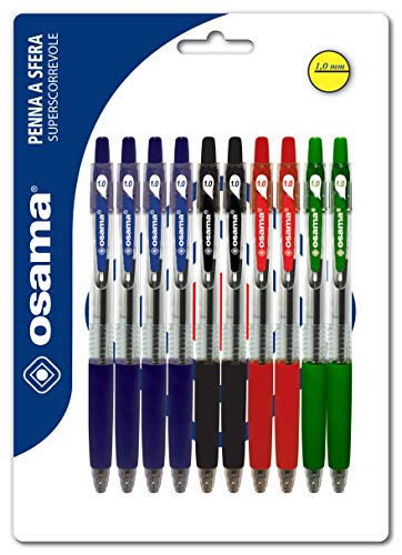 Canetas de Feltro OSAMA OBG Multicor (10 Un) Osama S.p.A. - Canetas - caneta, feltro, multicor