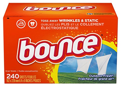 Toalhas de Limpeza BOUNCE Outdoor Fresh (240 unidades) bounce - Amaciadores de roupa e folhas para secar - limpeza, outdoor, 240 unidades
