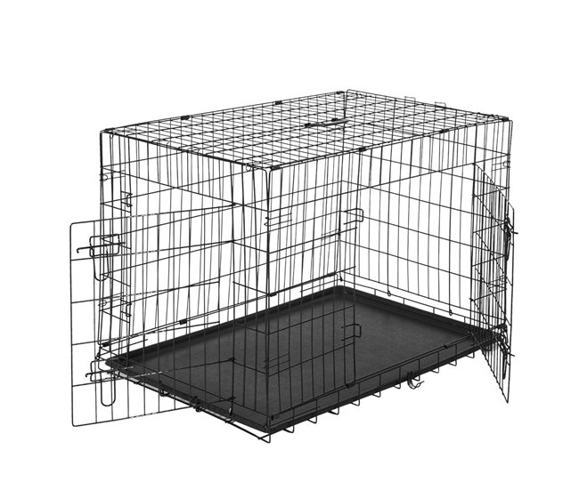 Transportadora para Animais PAWHUT | 121 x 74.5 x 81 cm - Preto PawHut - Transportadoras e gaiolas para animais de estimação - 121x74.5x81cm, preto