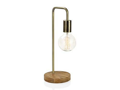 Candeeiro de Mesa Curvo RICARDO&VAZ em Bronze 15x41cm RICARDO&VAZ - Luminárias Decorativas - bronze, 15x41cm, decorativo