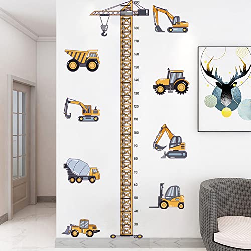 Autocolante Decorativo WALLPARK Escavadora Amarela Yingdong - Papel de parede - autocolante, decorativo, escavadora amarela