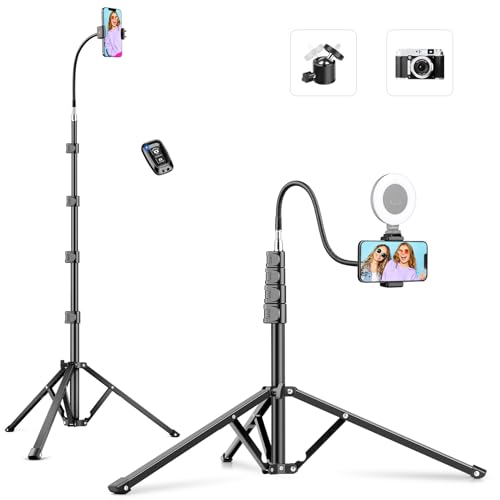 Tripé VICTIV 224 cm (Alumínio - Altura Máx.: 224 cm) Victiv - Tripés e monopés para telemóveis e tablets - 224 cm, alumínio, 6 kg, preto