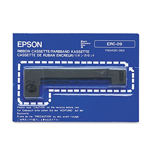 Cassete de Fita Matricial EPSON ERC-09 Preto Epson - Fitas para impressora - preto, plástico de bolhas, compatível Epson