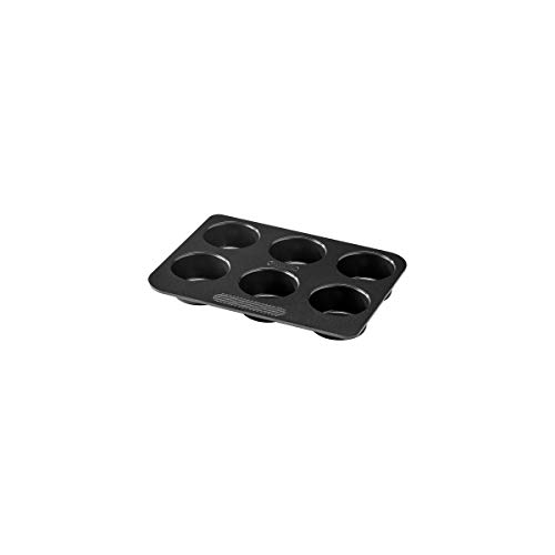 Forma para Pastelaria PYREX 6 Raciones (24.5 x 19.1 x 7 cm) Pyrex - Formas para muffins e pastelaria - inox, 6 raciones, 24.5 x 19.1 x 7 cm, fácil de limpar