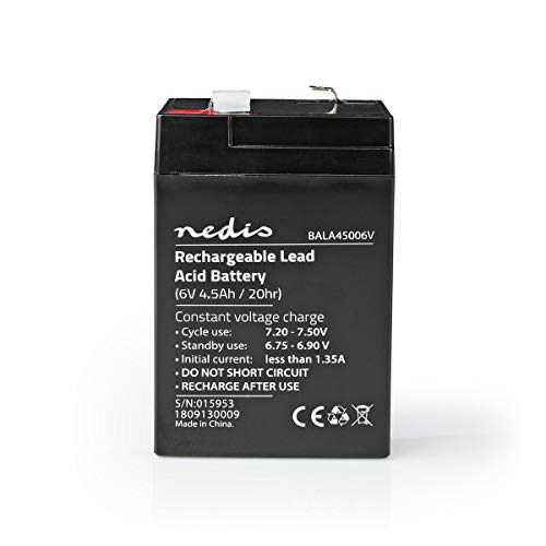 Bateria para Carro Elétrico CHERRYTOYS Bala45006V NEDIS - Baterias de uso geral - 4500mAh, 6v, lítio recarregável