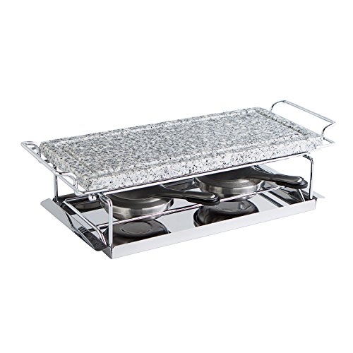 Conjunto de Pedras para Assar e Churrasco QUID ARBON Quid - Chapas e grelhadores - pedras, assar, churrasco, quid arbon, tampo aço inoxidável