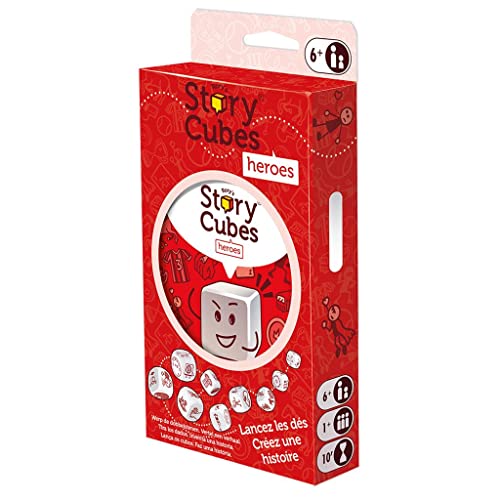 Jogo Criativo ASMODEE Story Cubes Heroes (Idade Mínima Recomendada: 6 anos - Versão em Francês) Asmodee - Jogos - criativo, imagens, símbolos, 6 anos