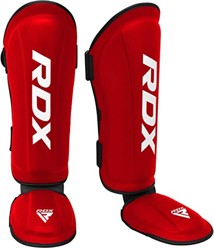 Guarda-Pernas RDX SPORTS Espinilleras Kick Boxing Muay Thai (Preto - 2 Unidades) RDX - Protetores de canela de mma - kick boxing, muay thai, preto, 2 unidades