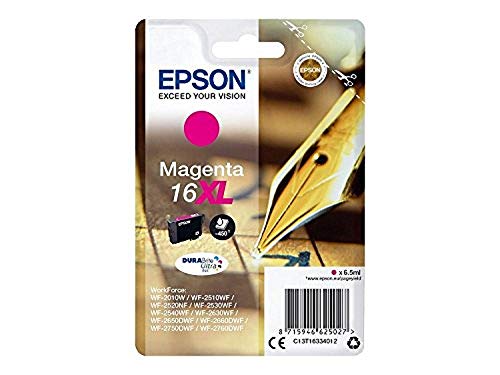 Tinteiro EPSON T1604 Durabrite Ultra - C13T16044012 Epson - Cartuchos de toner e jato de tinta - epson, DURABrite Ultra, tinteiro
