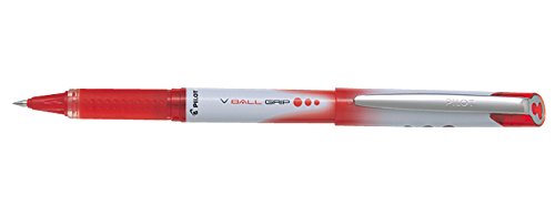 Esferográfica de Gel PILOT V Ball Grip 0.5 mm Vermelho (Caixa de 12) Pilot - Canetas - esferográfica, gel, pilot, ball grip, 0.5 mm, vermelho