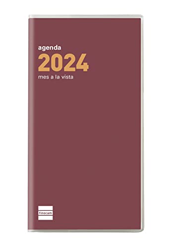 Agenda FINOCAM Plana Cocktail Mes Vista Enero 2024 - Diciembre 2024 (12 meses) Burdeos Cabero Group 1916, S.A. - Calendários, organizadores e planejadores - agenda, finocam, plana, cocktail, mes vista, janeiro 2024, diciembre 2024, burdeos