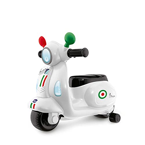 Mota CHICCO Vespa Primavera (Idade Mínima: 12 meses - Até: 30 km/h) 
Marca:
Chicco
 - Brinquedos - 12 meses, 30 km/h, motor elétrico, luzes e sons