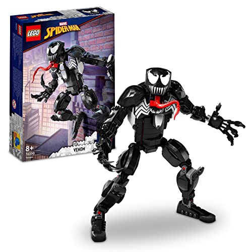 LEGO Marvel: Figura de Venom (Idade Mínima Recomendada: 4 anos) LEGO - Blocos de encaixe - venom, marvel, lego, figura