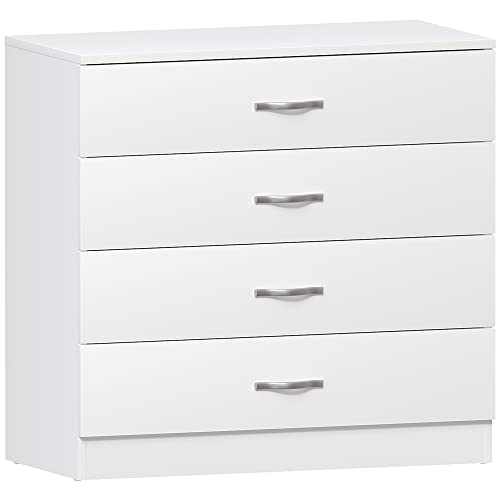 Cómoda Branco com 4 Gavetas VIDADESIGNS Home Discount - Comodas - branco, 4 gavetas