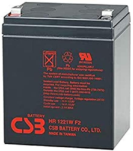 Pilha Recarregável CSB Batería Recargable Hr 1221W F2 CSB | Batteries - Baterias - recarregável, ion-lítio, 121 wh, 12 v