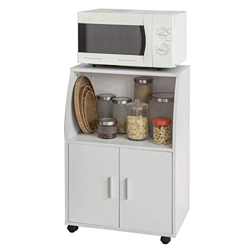Aparador SOBUY FRG241-W (Branco - MDF - 58.5x39x90cm) sobuy - Armários de cozinha - branco, MDF, 58.5x39x90cm