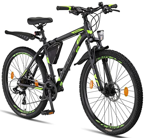 Bicicleta de Montanha Licorné Bike Premium Licorne Bike GmbH - Veículos de empurrar e pedalar - 26 polegadas, alumínio, suspensão traseira, 21 velocidades