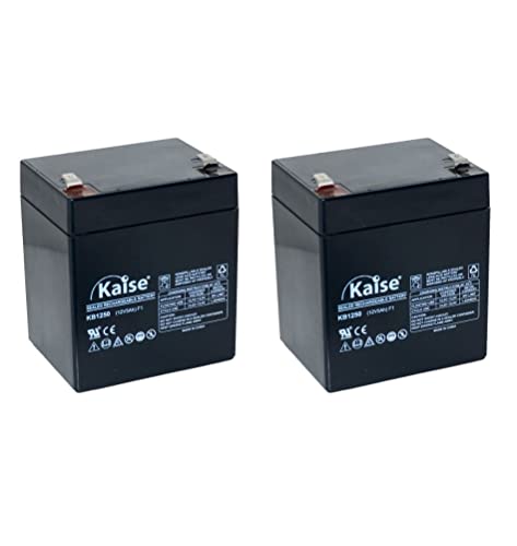 Bateria Recarregável KASE KB1250F1 (12 V - 5 Ah) Kaise Technologies - Baterias de uso geral - 12 v, 5 Ah, AGM, sem manutenção