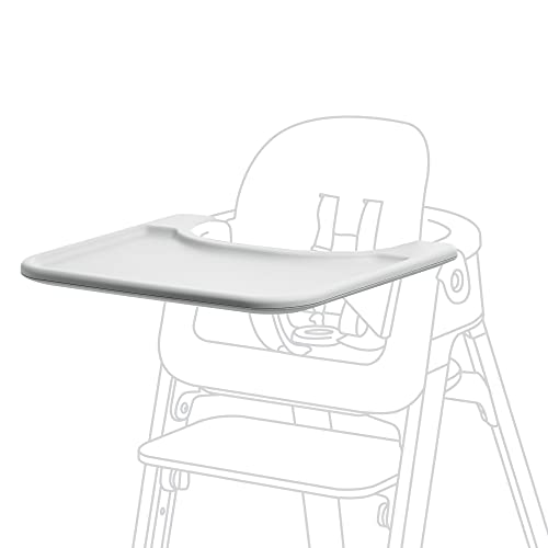Bandeja STOKKE Steps Baby Set (Branco - Alumínio) Stokke - Móveis para bebês e crianças pequenas - bandeja, opcional, removível, fácil de limpar