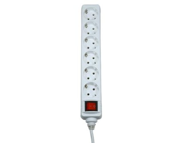 Hama 00121968 extensão elétrica 6 tomada(s) CA interior Branco Hama - Filtros de linha e supressores de surtos - extensão elétrica, 6 tomadas, 230 v, 1,4 m