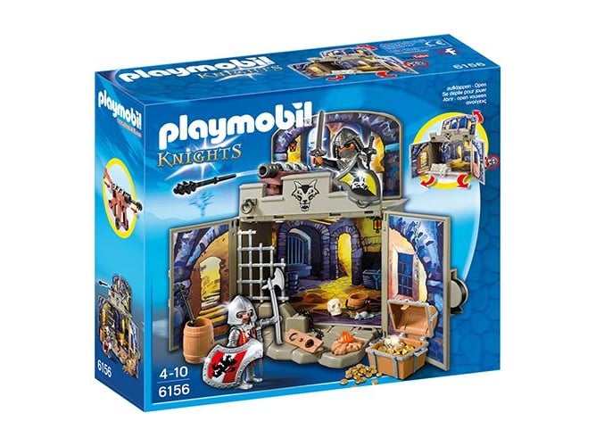 Playmobil Knights 6156 Cofre Sala do Tesouro dos Cavaleiros (Jogos de Construção) PLAYMOBIL - Conjuntos de brinquedos - cavaleiros, tesouro, jogos de construção