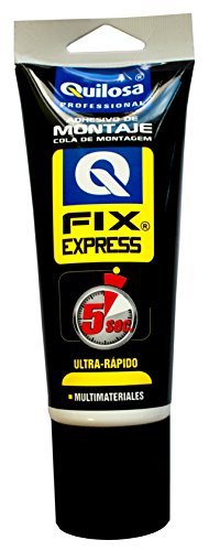 Quilosa T045294 Cola adesiva para montagem fix express tubo 250 g quilosa - Cola e adesivos de hardware - 250 g, polímeros, resistência à tritura, superfícies lisas