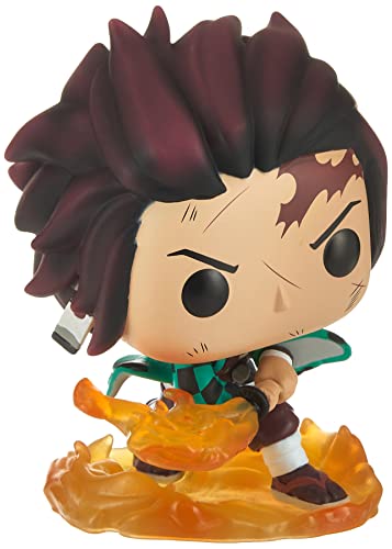 Figura FUNKO Pop! Animation: Demon Slayer- Tanjiro Kamado with Ch Funko - Brinquedos - figura, funko pop, animation, demon slayer, tanjiro kamado, ch