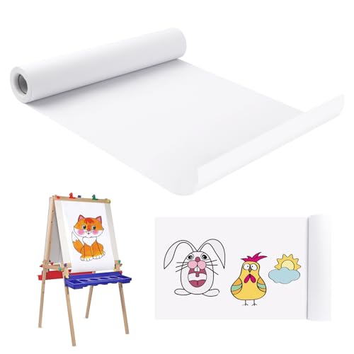 Rolo de papel de desenho branco 30cmx15m UKOFEW - Papel de arte e artesanato - papel, desenho, branco, resistente à água