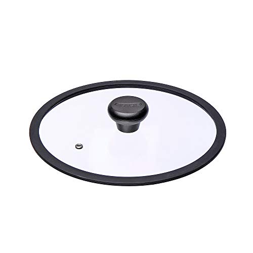 Tampa de Panela ALLUFLON ETNEA 24cm Redondo ALLUFLON - Tampas para panelas e frigideiras - silicone, vidro temperado, uso multifuncional