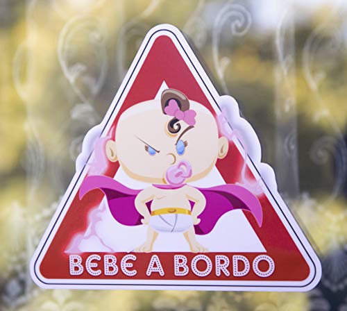 Autocolante SUPER BEBE A BORDO, SUPER BABY ON BOARD CrisPhy - Materiais de arte e artesanato - autocolante, super bebe, bordô