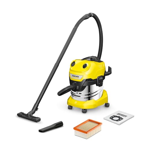 Extrator de Água KÄRCHER WD 4 S V-20/5/22 Kärcher - Aspiradores - 20 l, mista, poliéster, 1000 W