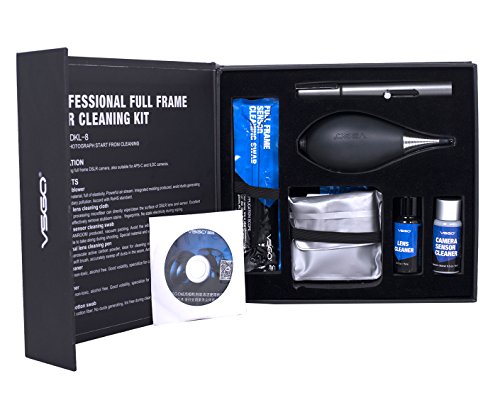 Kit de Limpeza de Equipamentos VSGO DKL-8 (Acessório Imagem e Som) VSGO - Limpeza de eletrônicos - microfibra, escova borracha, pincel