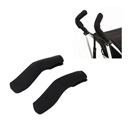 Protetor de Manivela Universal 2X1 (Preto) Zerodis- - Acessórios de carrinho de bebê - elástico, durável, lavável, reutilizável