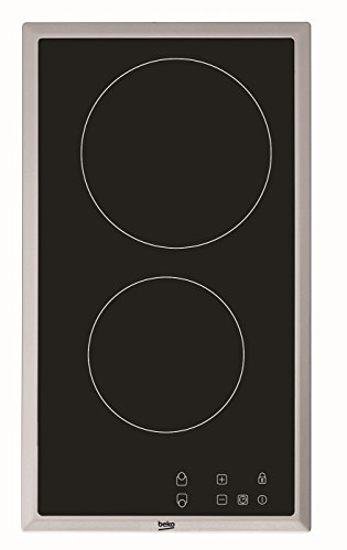 Placa de Vitrocerâmica BEKO HDMC32400TX (Elétrica - 59.5 cm - Inox) BEKO - Cooktops - elétrico, 59.5 cm, inox, vidro