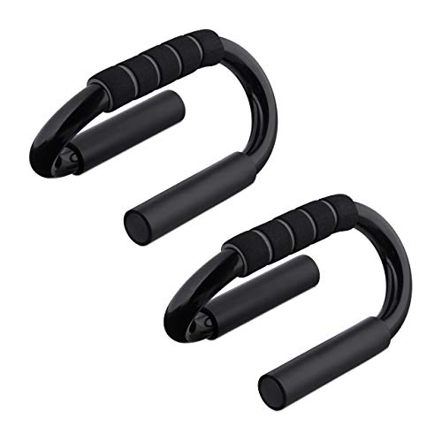 Conjunto de Barras de Pressão Relaxdays 2 peças Preto Relaxdays - Barras de flexão e barra de pull-up - barras de pressão, relaxdays, preto