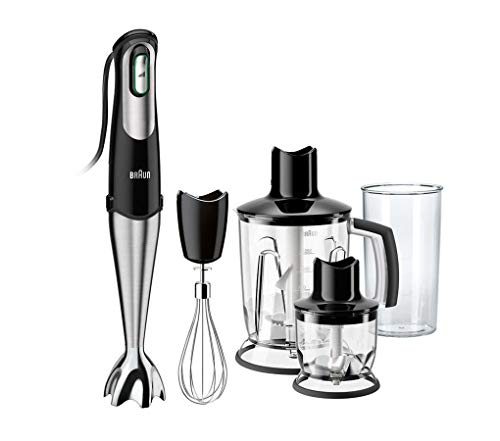 Varinha BRAUN Multiquick MQ745 (750 W - 0.5 L) Braun - Batedeiras e liquidificadores - 750W, 0.5L, copo graduado, picadora