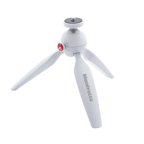 Tripé MANFROTTO Pixi White (Bola de Cabeça - Altura Máxima: 110 cm) Manfrotto - Tripés e monopés - 110 cm, 1 kg, cabeça de bola, pega para transporte