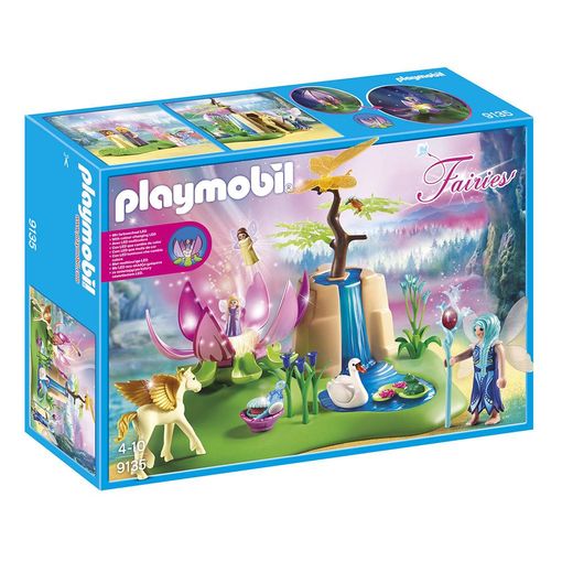 Playmobil Fairies 9135 lago das fadas com bebé PLAYMOBIL - Conjuntos de brinquedos - luzes, música, fada, gruta