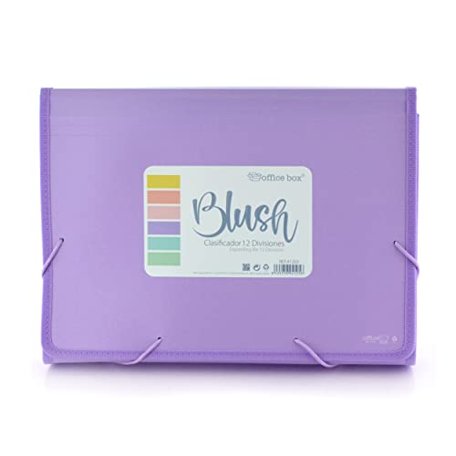 Pasta Organizadora OFFICE BOX 12 Bolsas com Acessórios Fraga Import - Pastas Organizadoras - organizadora, bolsas, acessórios
