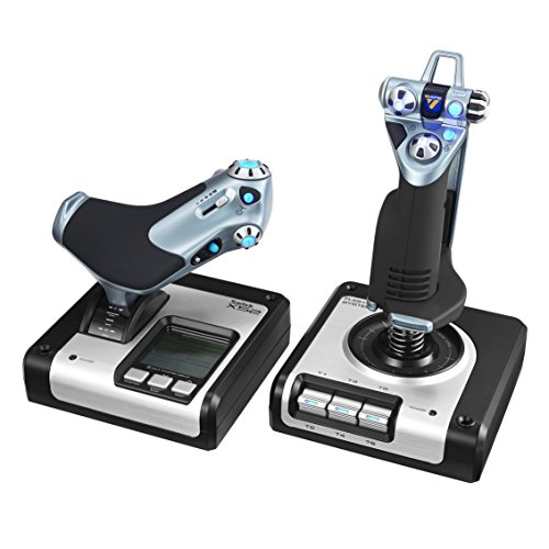 Comando LOGITECH X52 Flight Control System (PC) Logitech - Controladores de jogo - joystick, usb, botões, pc