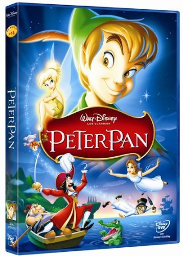 DVD Peter Pan (Edição em Espanhol) (Vídeo) Estévez Seven - Dvds e vídeos - peter pan, espanhol, dvd, vídeo