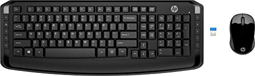 Teclado Wireless HP 300 (Idioma Espanhol) HP - Conjuntos de acessórios de computador - wireless, hp 300, espanhol, rato ultrapreciso, cifragem de dados