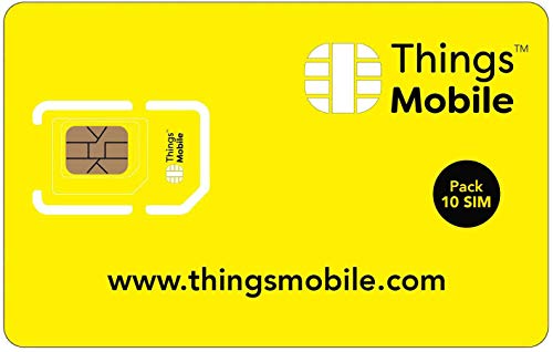 Cartão SIM THINGS MOBILE (5 anos - 10 cartões) Things Mobile - Acessórios para telemóveis - 5 anos, 10 cartões, 15 cm, 2 cm