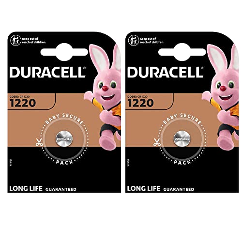 Pilha Recarregável DURACELL CR1220 (Lítio) Duracell - Baterias - litio, 3 V, 120 mAh, CR1220