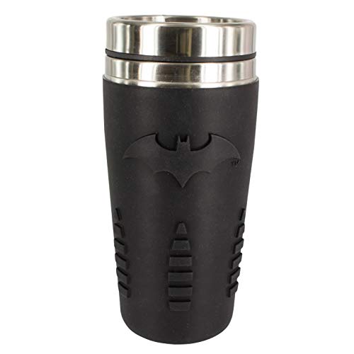 Caneca Térmica PALADONE Batman (Preto) PALADONE - Porta-alimentos e bebidas - caneca termica, Batman, preto, design, super herói, vedeta, pega siliconica, capacidade 450ml