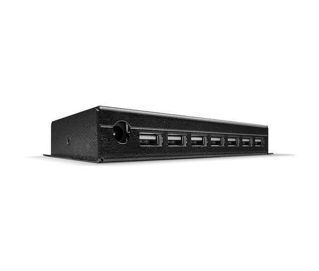 Hub LINDY INDUSTRIAL USB 2.0 HUB 7 PORTS Lindy - Concentradores usb e firewire - usb 2.0, 7 portas, resistente, emc