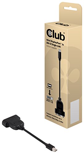 Adaptador de Cabo de Vídeo CLUB3D (Mini Displayport - DVI) CLUB3D - Adaptadores de cabos de áudio e vídeo - mini displayport, dvi