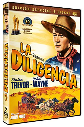 DVD La Diligencia + De Extras Edición 80 Años - Stagecoach MPO Ibérica, S.L. - Dvds e vídeos - dvd, diligência, extras, edição 80 anos, stagecoach