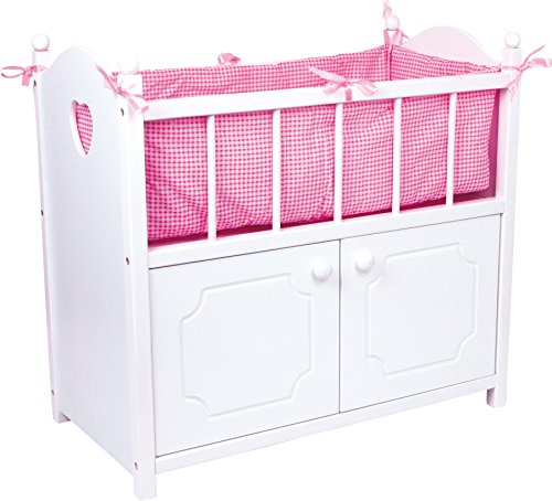 Cama de Boneca SMALL FOOT COMPANY 2875 (Idade Mínima: 3) Small Foot - Acessórios para bonecas e figuras de ação - madeira, gaveta, almofadas, lençol, colcha